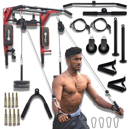 نظام بكرة الوزن FitBeast Pulley System Gym Cable Weight Pulley System للتمرين في صالة الألعاب الرياضية